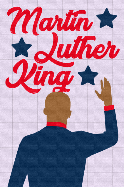 MLK Silhouette  ecard
