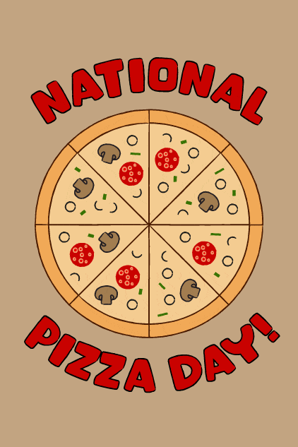 National Pizza Day Spinning ecard