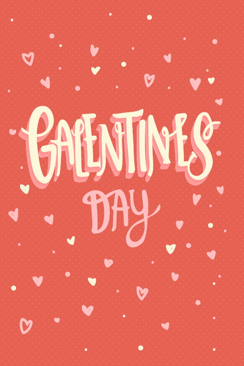 Galentines Day Letters ecard