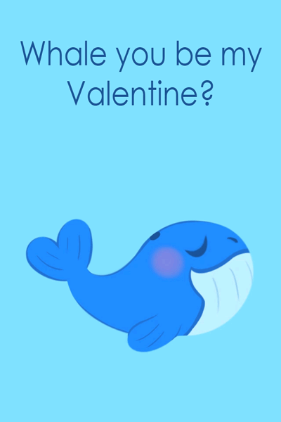 Whale You Be My Valentine ecard