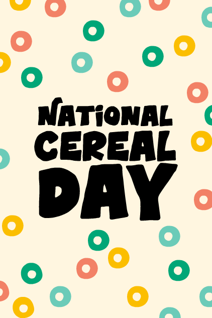 Cereal Day Loops ecard