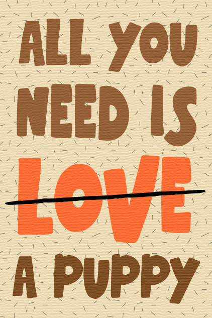 All You Need Is A Puppy ecard