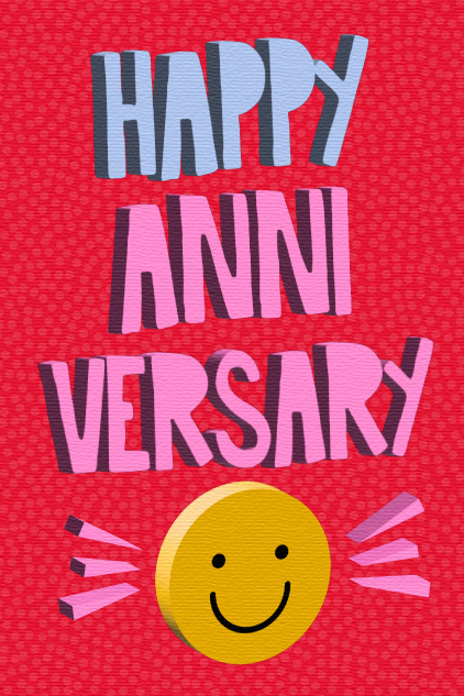 Smile Anniversary  ecard