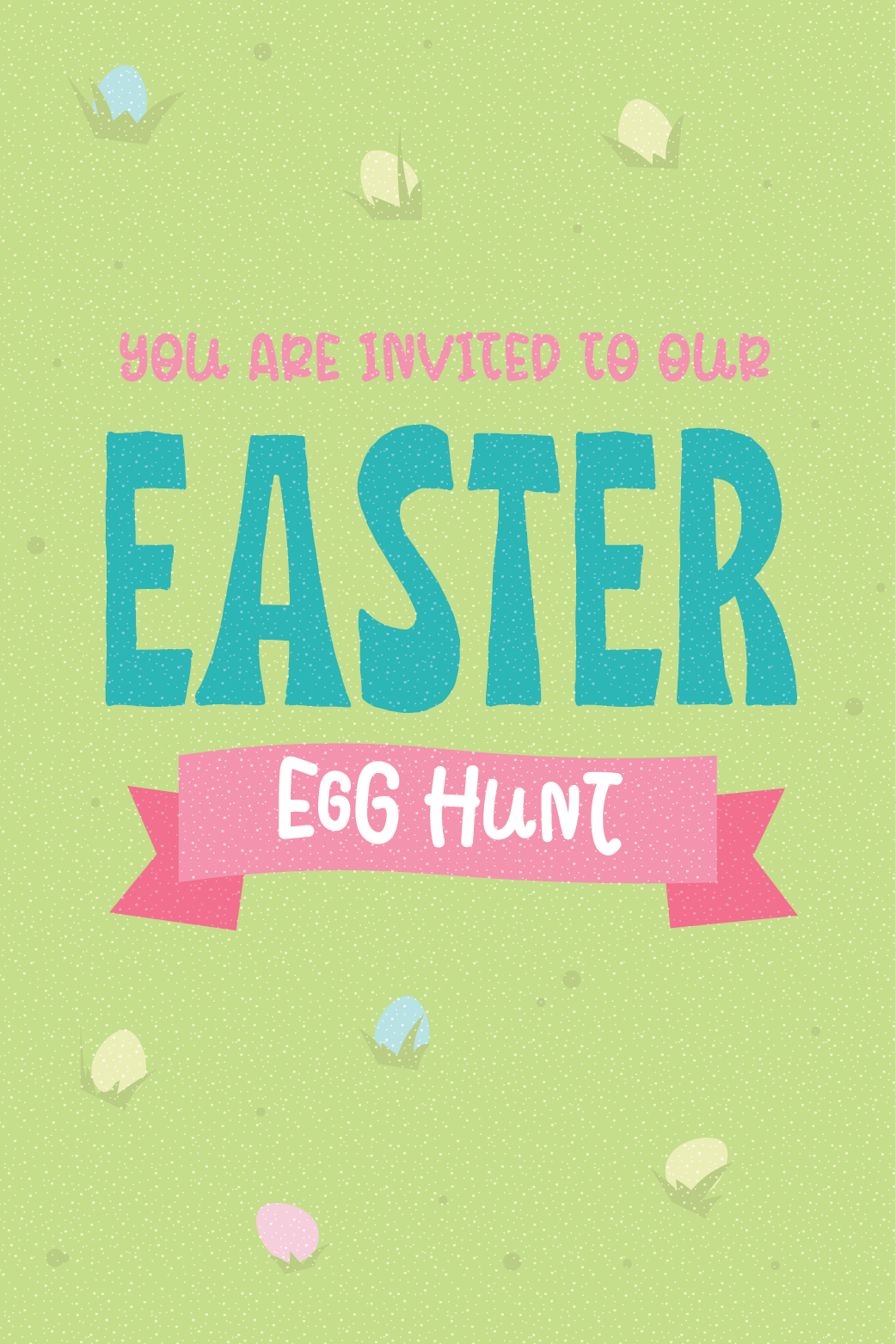 Invited To OUr Easter Egg Hunt ecard