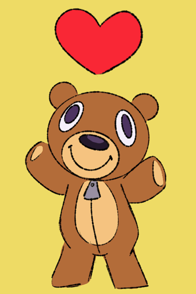 April Fools Bear ecard