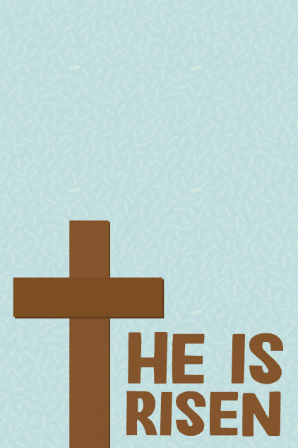 He Is Risen Rays ecard