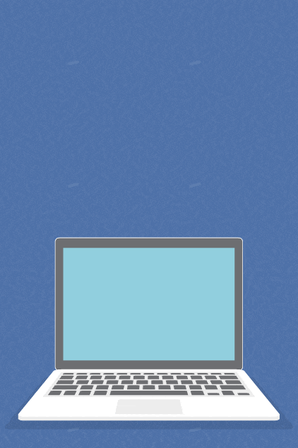 Work Anniversary Laptop ecard