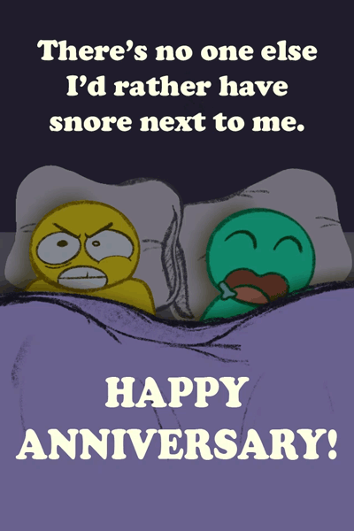 Snore Next To Me ecard