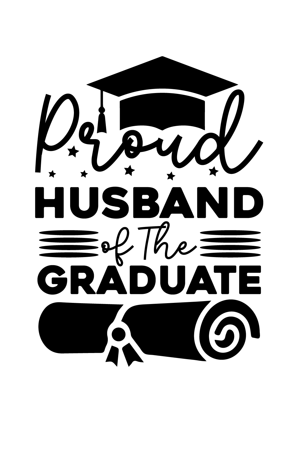 Proud Husband Grad ecard