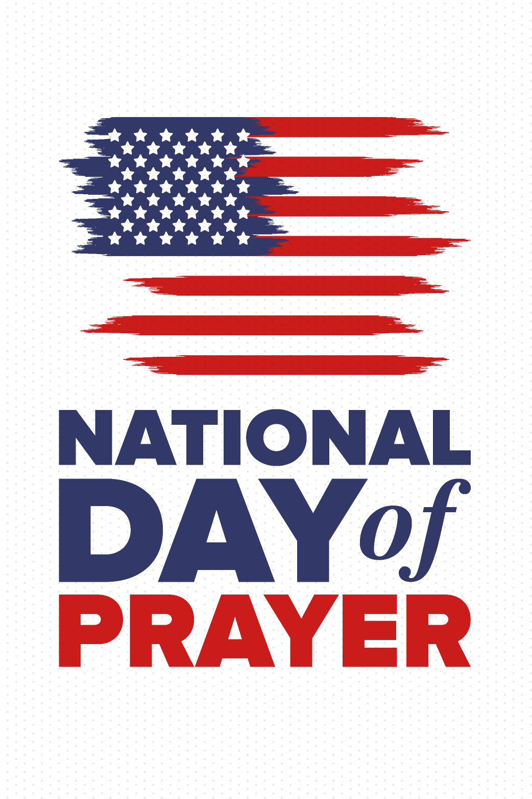 Day Of Prayer Flag ecard