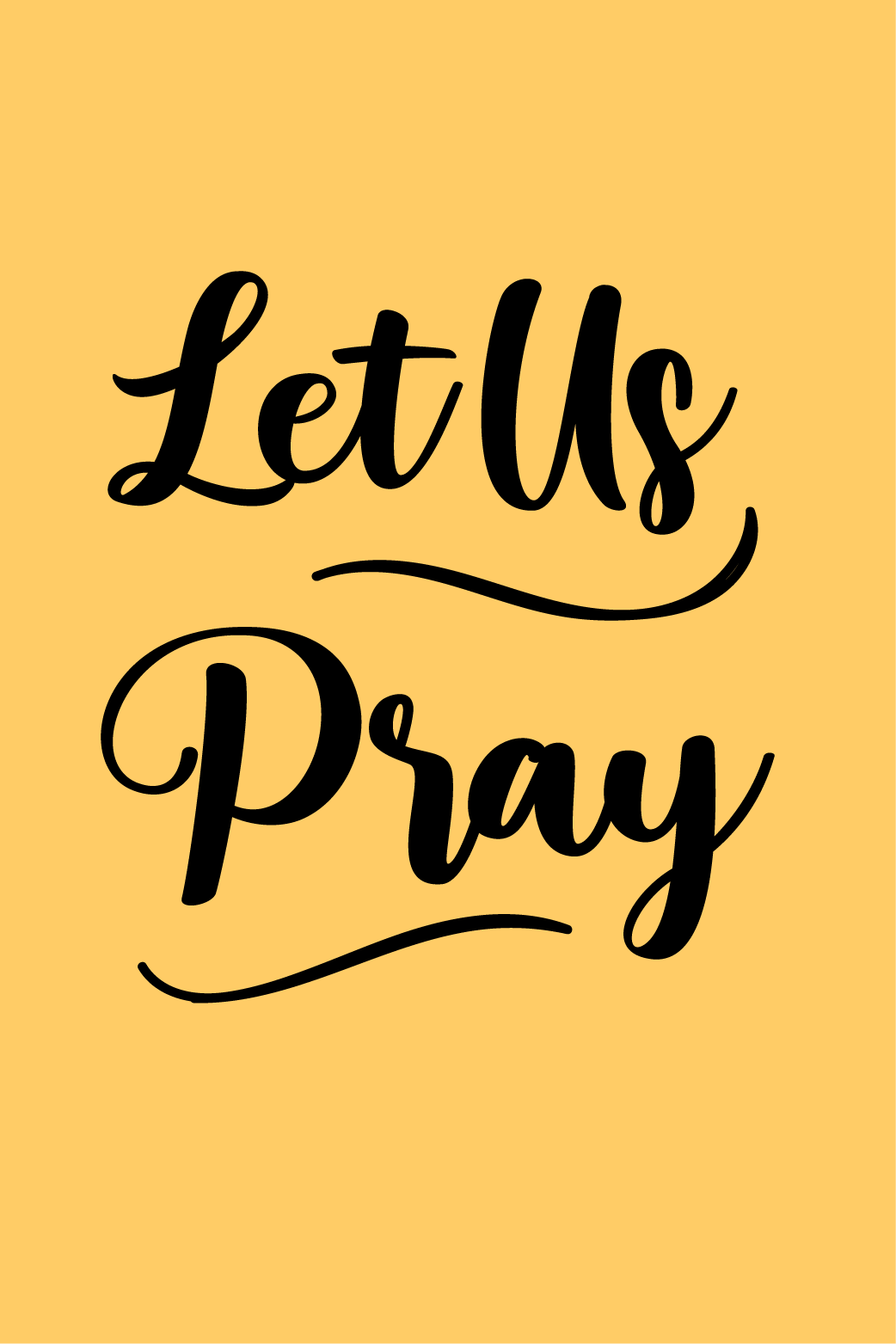 Let Us Pray ecard
