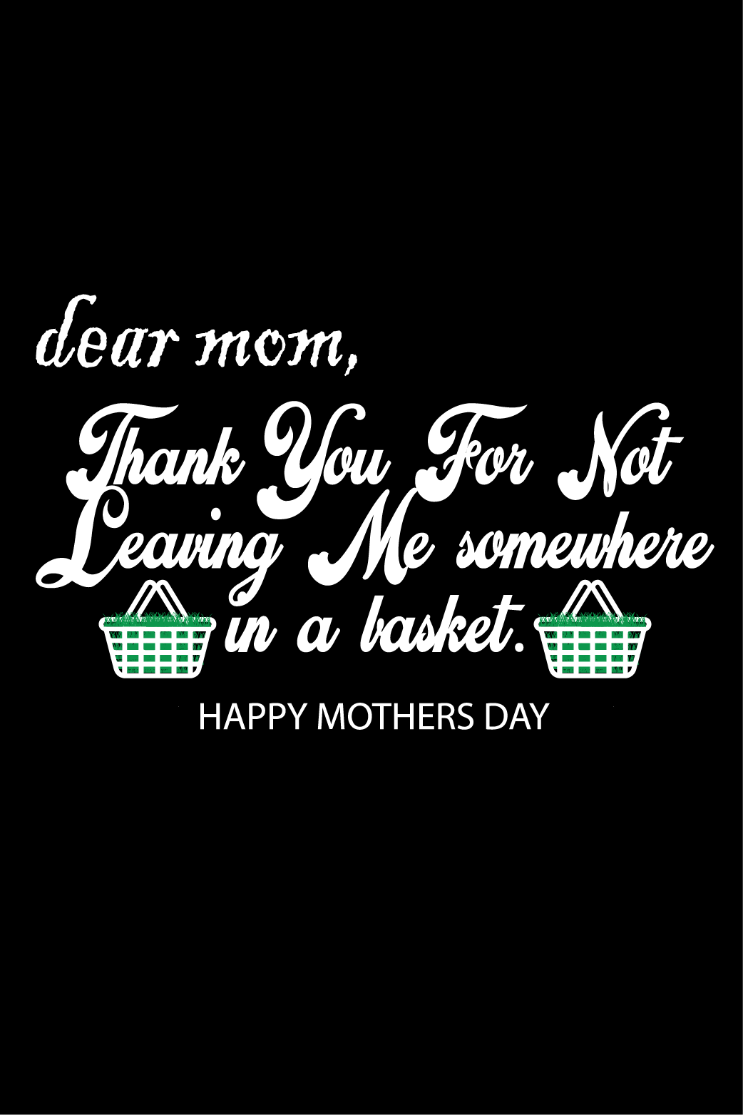 Thanks Mom Basket ecard