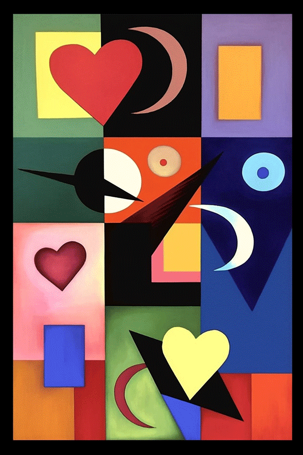 Abstracts Shapes 1 ecard