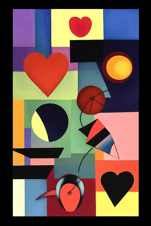 Abstracts Shapes 2 ecard