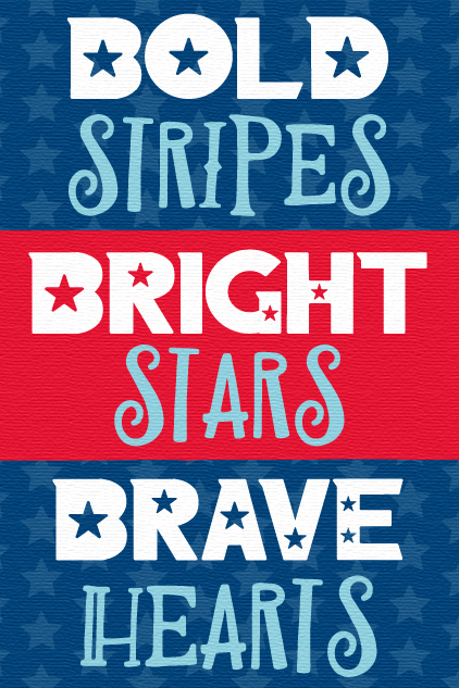 Bold Stripes ecard