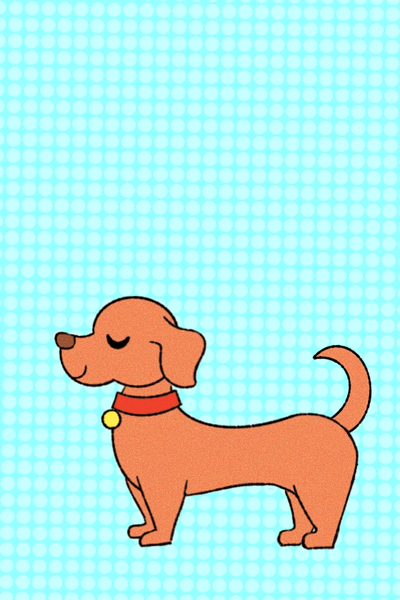 Daschund Thank You ecard