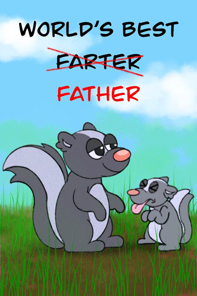 World's Best Father Skunk ecard