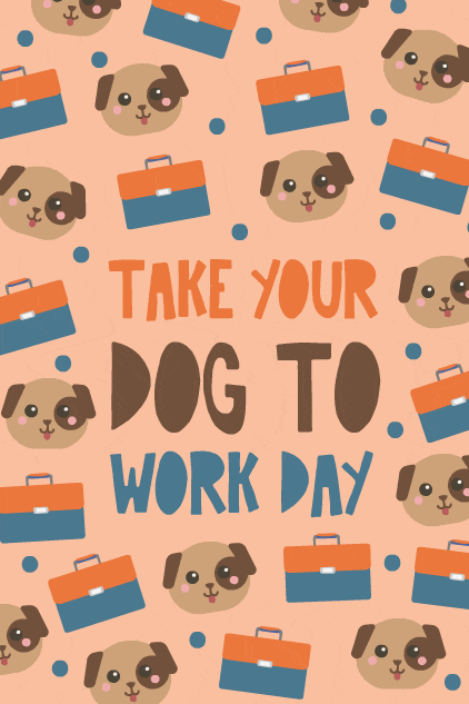 Take Your Dog Emojis ecard