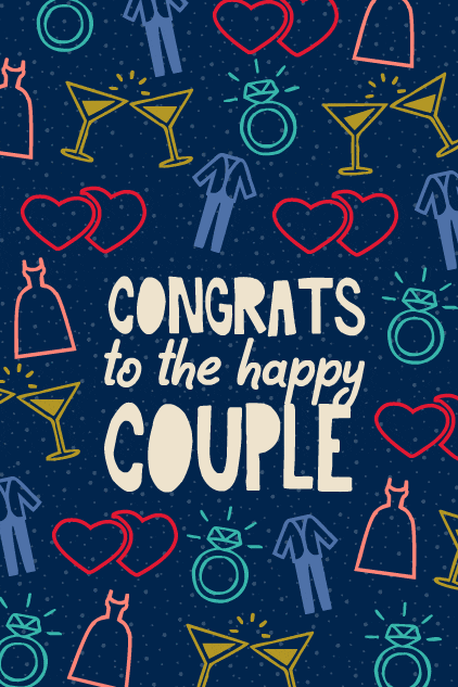 Happy Couple Congrats ecard