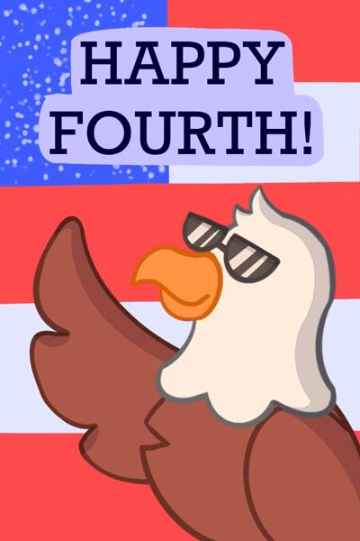 Eagle Salute ecard