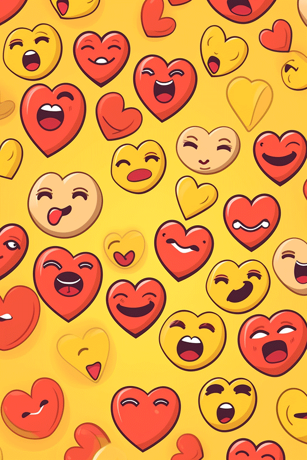 Silly Hearts ecard