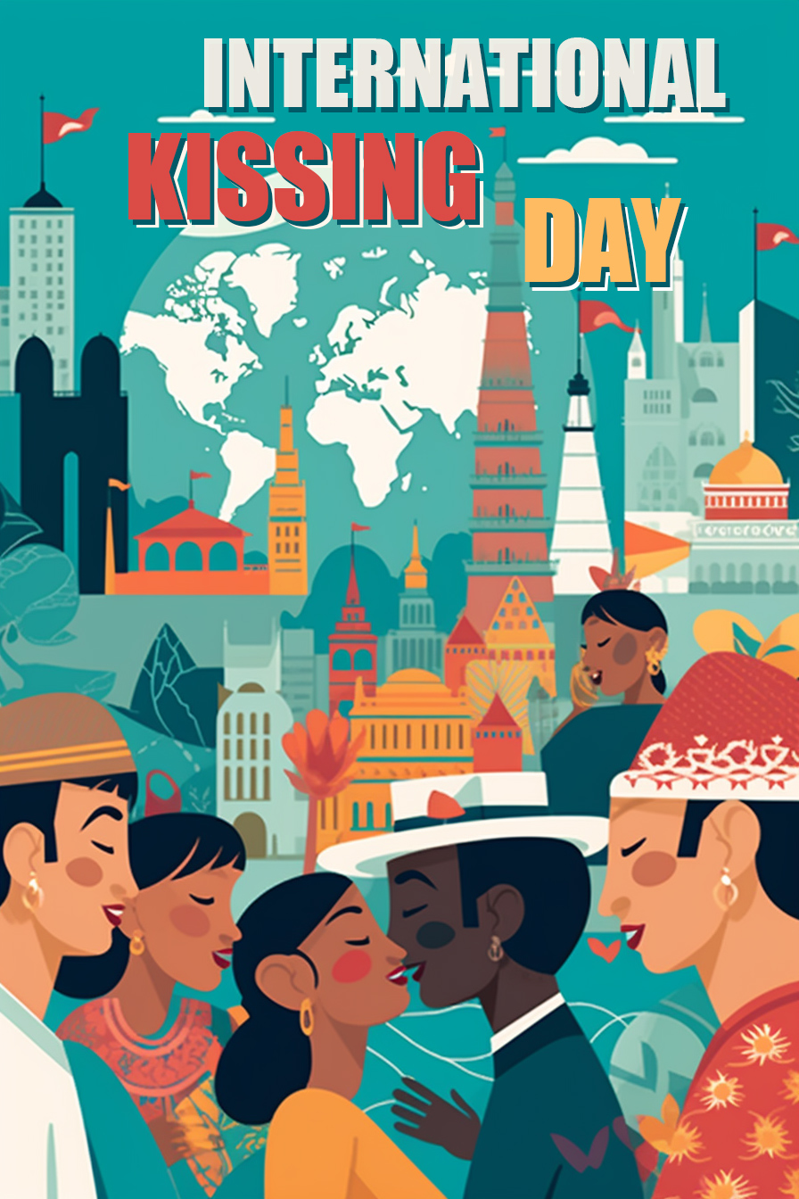 International Kissing Day People ecard