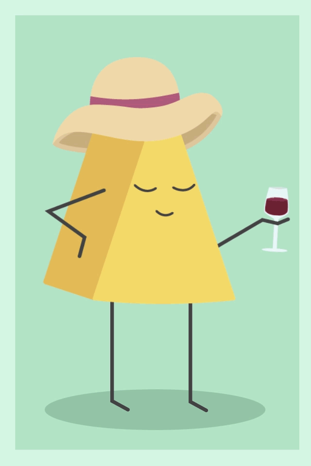 Cheese and Wine ecard