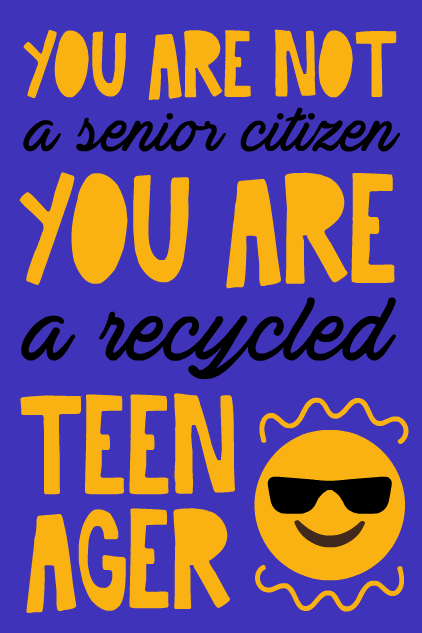 Recycled Teenager ecard