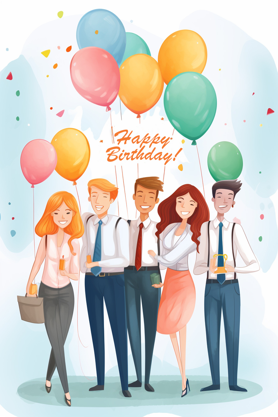 Birthday Group ecard