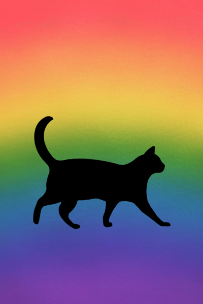 Rainbow Cat ecard