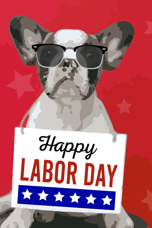 Happy labor best sale day dog