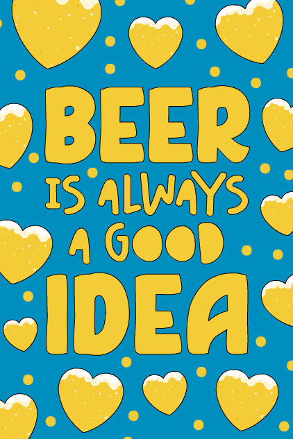 Beer A Good Idea ecard
