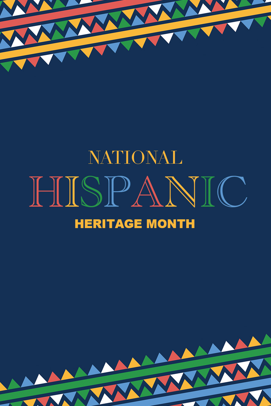 Geometric Hispanic Heritage Month ecard