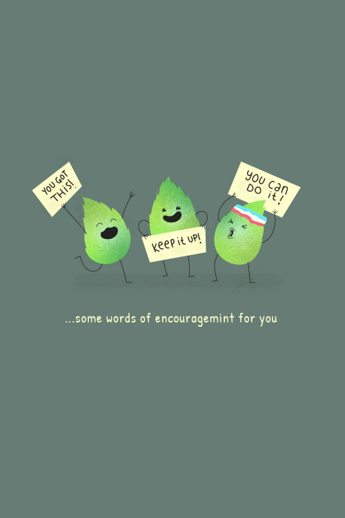 Words Of Encouragemint ecard