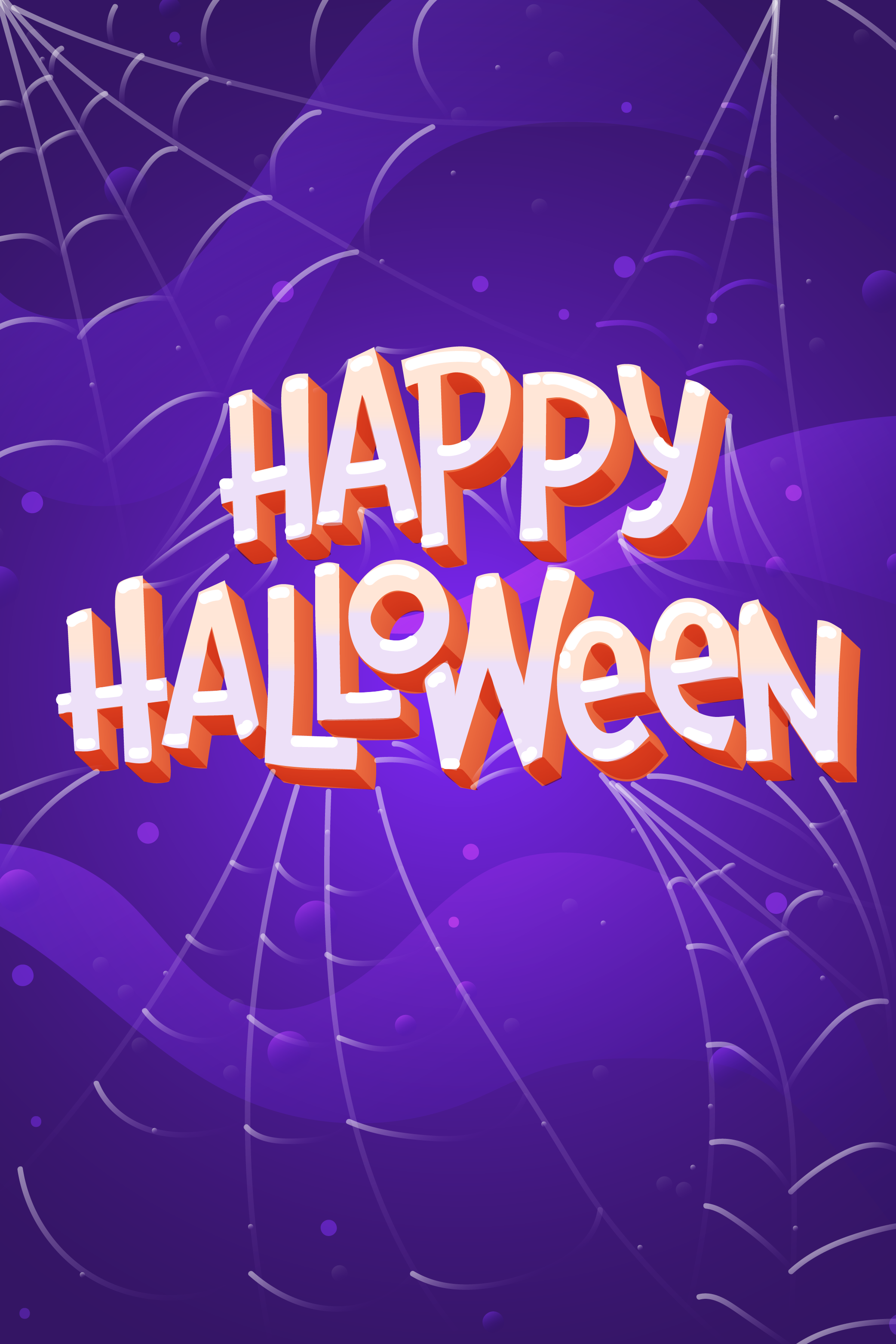 Happy Halloween Webs ecard