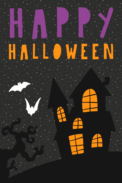 Halloween House ecard