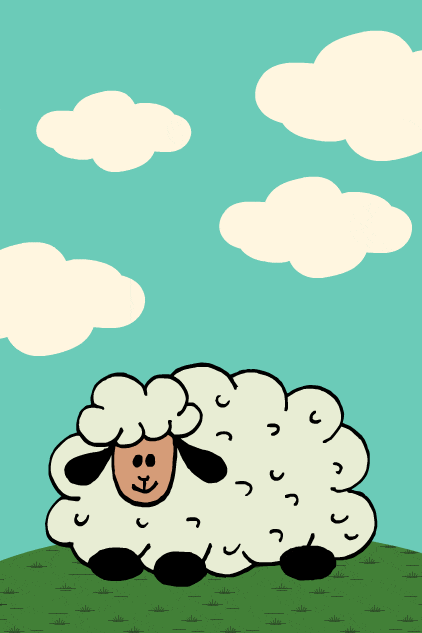Sheep Goodnight ecard