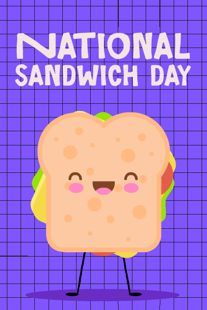 Sandwich Day Jump ecard