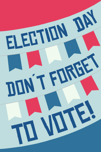 Election Day Don't Forget ecard