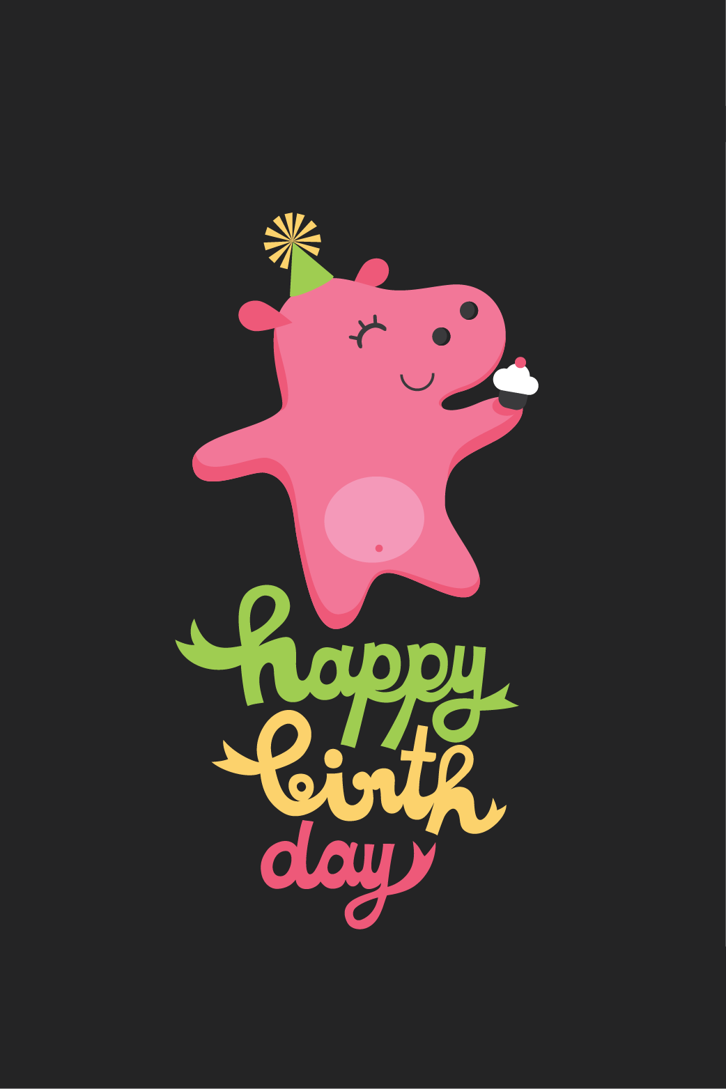Happy Birthday Hippo ecard