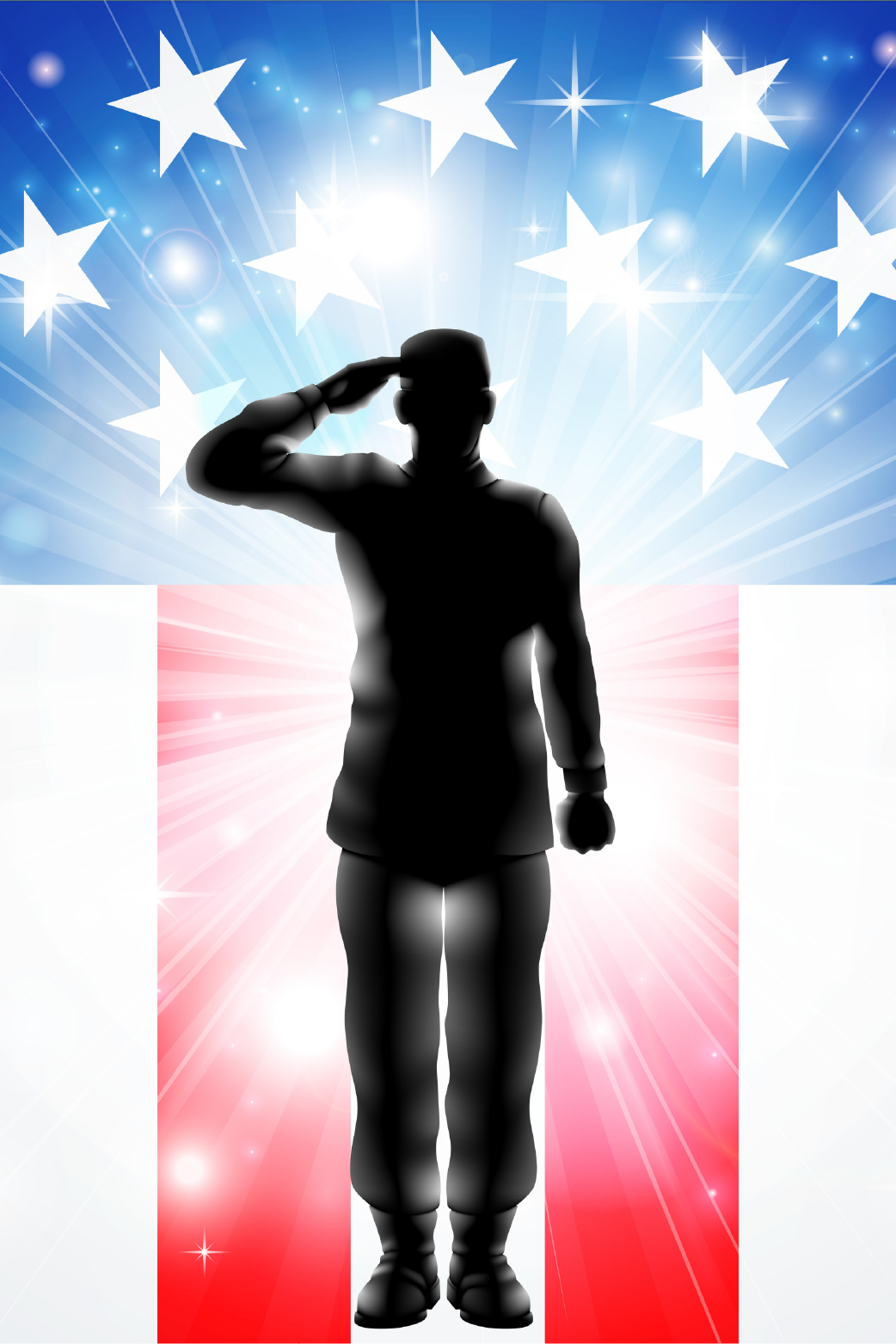  Veterans Day Silhouette  ecard