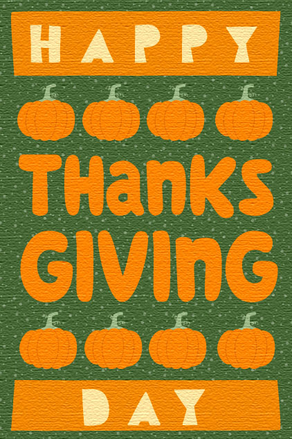 Happy Thanksgiving Day ecard