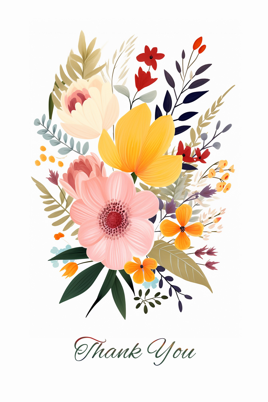 Thank You Bouquet  ecard