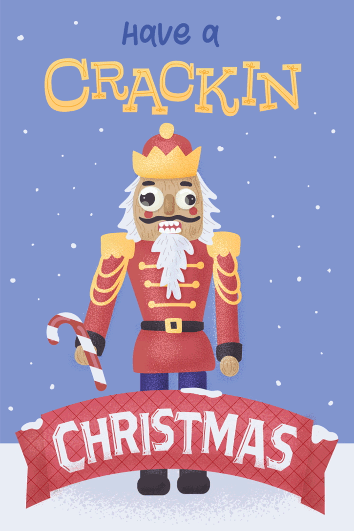 Crackin Christmas ecard