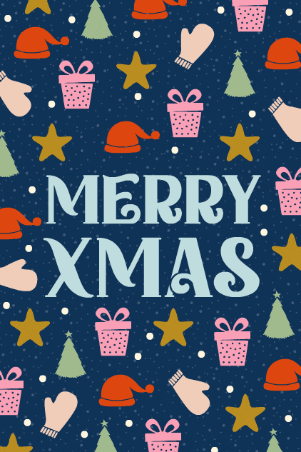 Xmas Pattern ecard
