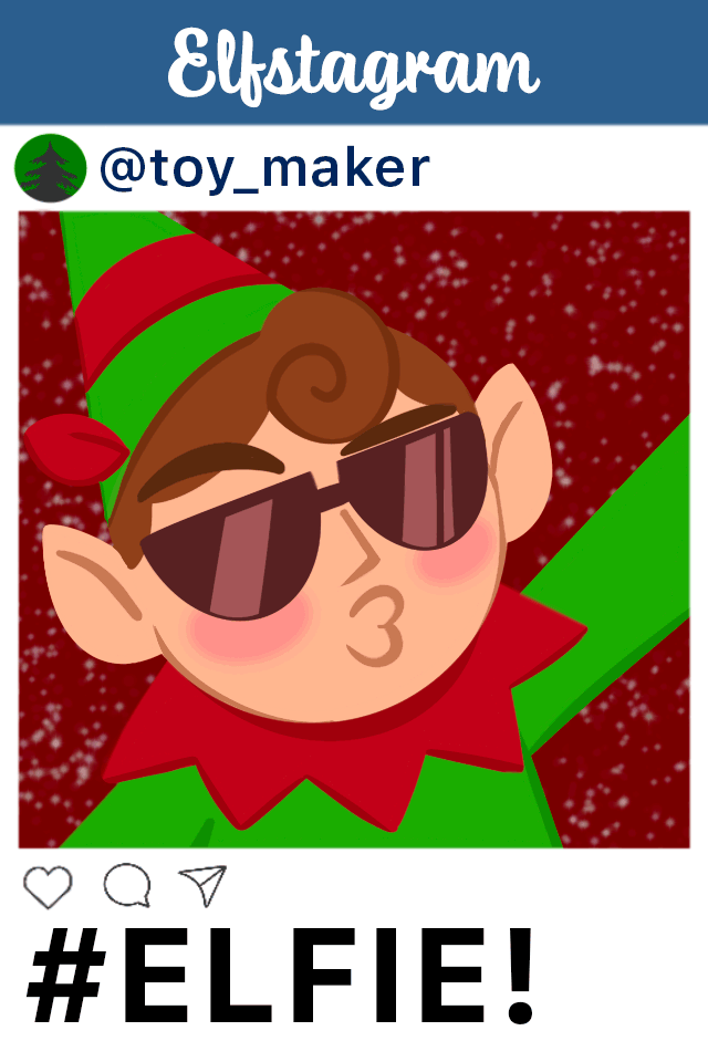 Elfie ecard