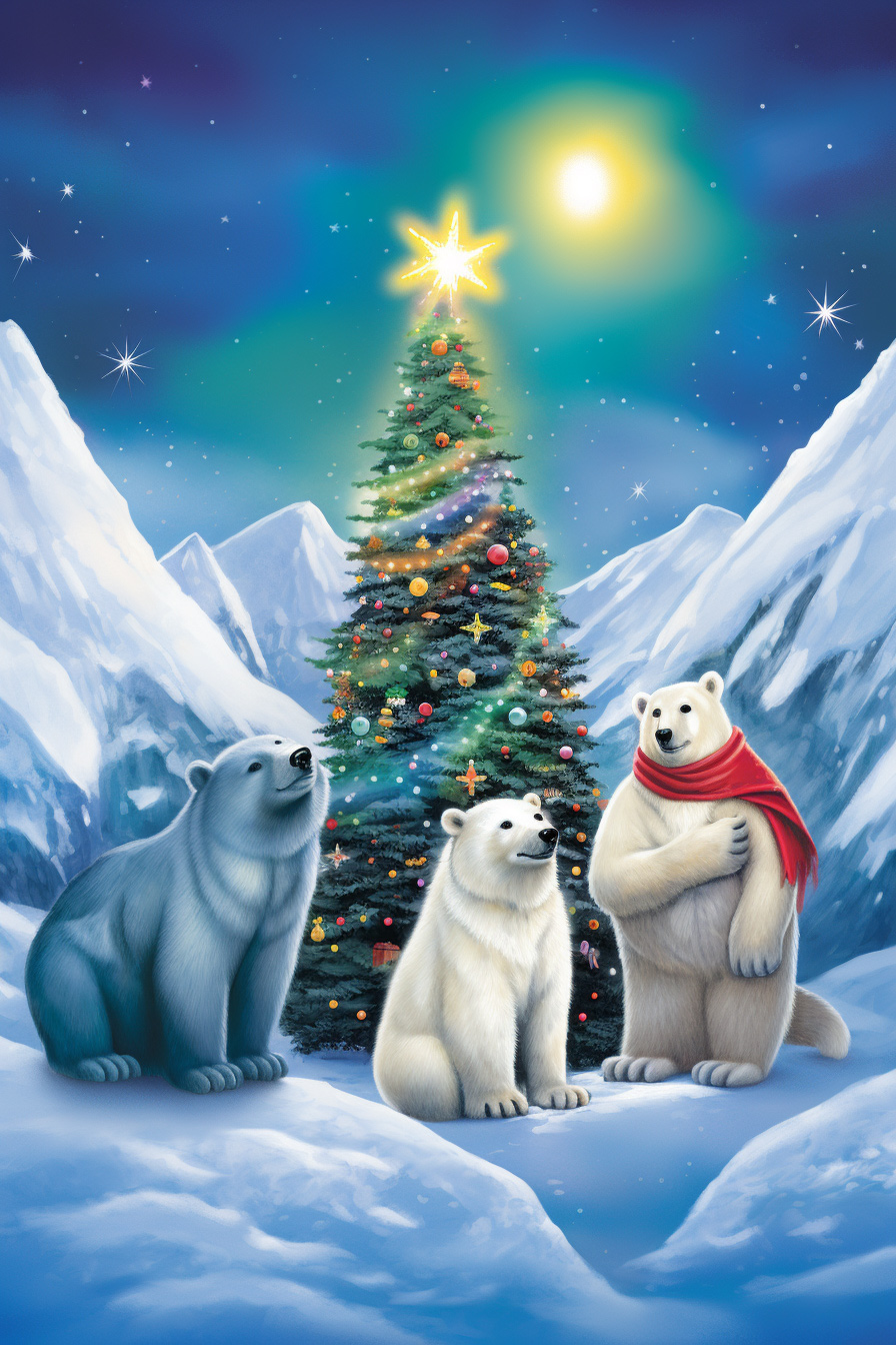 Polar Bear Tree ecard