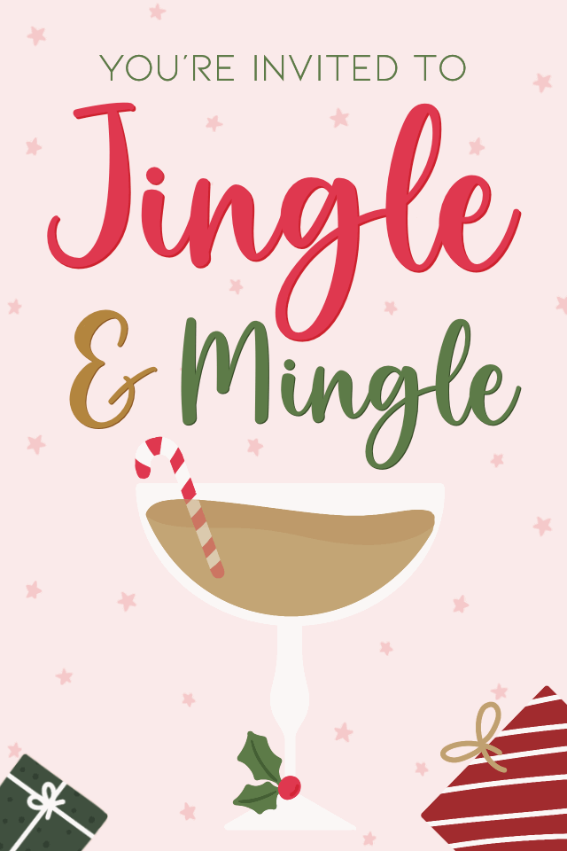 Jingle & Mingle Invite ecard