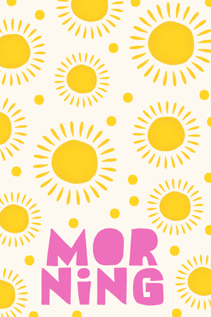 Sun Morning Pattern ecard