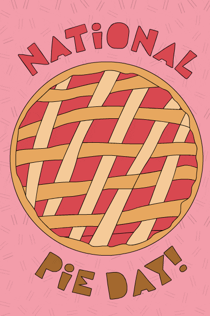 National Pie Day Slice ecard
